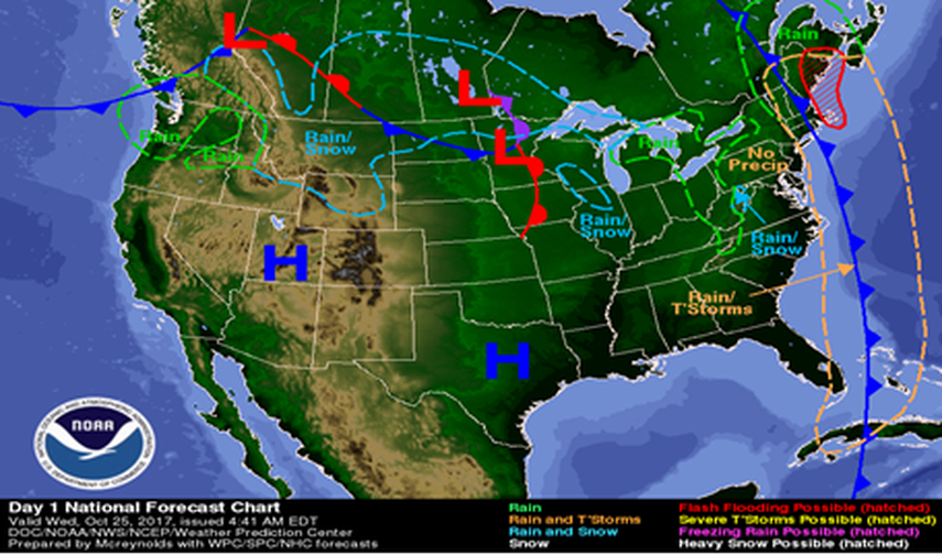Imagen satelital del clima.&nbsp;