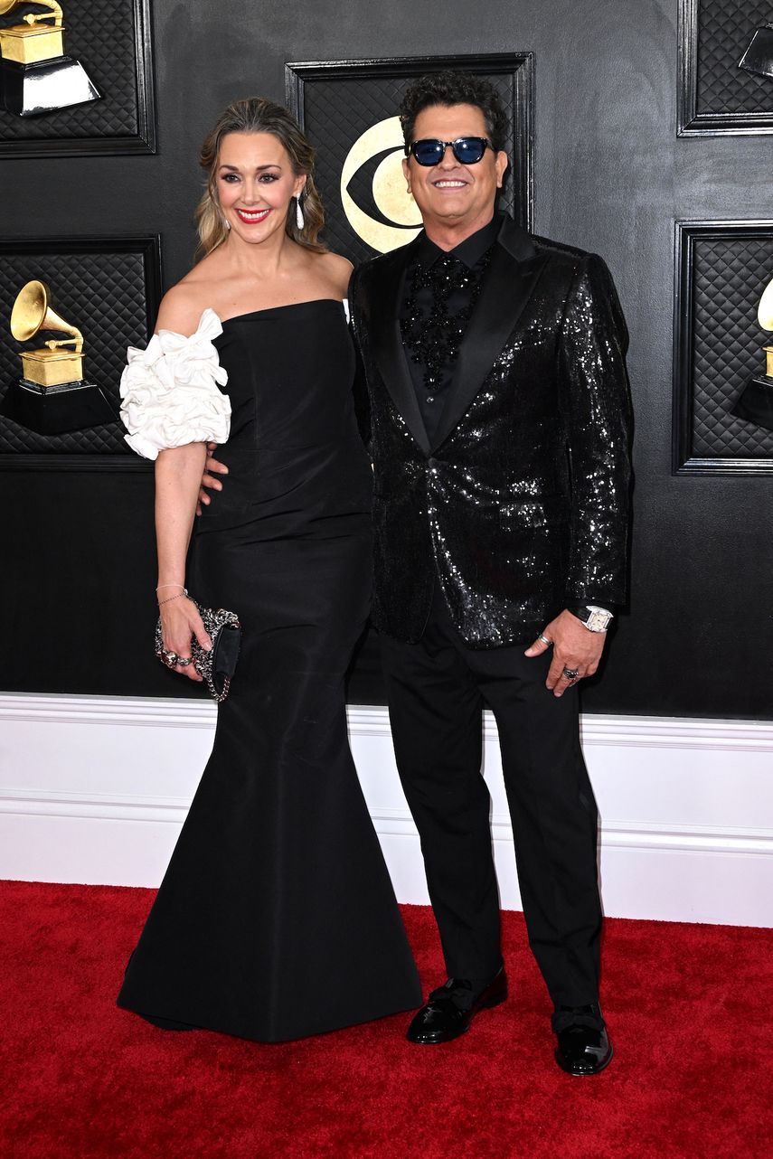 Carlos Vives y su esposa, Claudia Elena Vásquez.&nbsp;