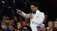 El anfitrión Trevor Noah habla en la 65a entrega anual de los Grammy el domingo 5 de febrero de 2023, en Los Ángeles.&nbsp; 