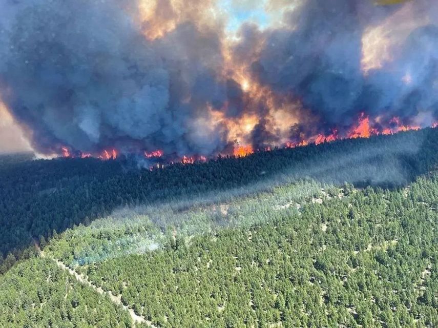 Decenas de incendios asolaban Canadá y Estados Unidos