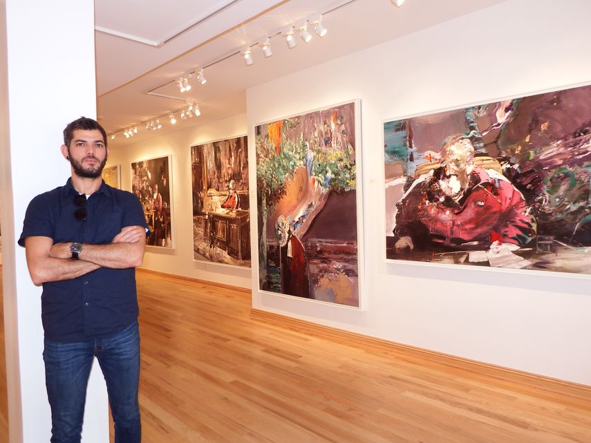 El pintor cubano&nbsp;Dayron González.&nbsp;