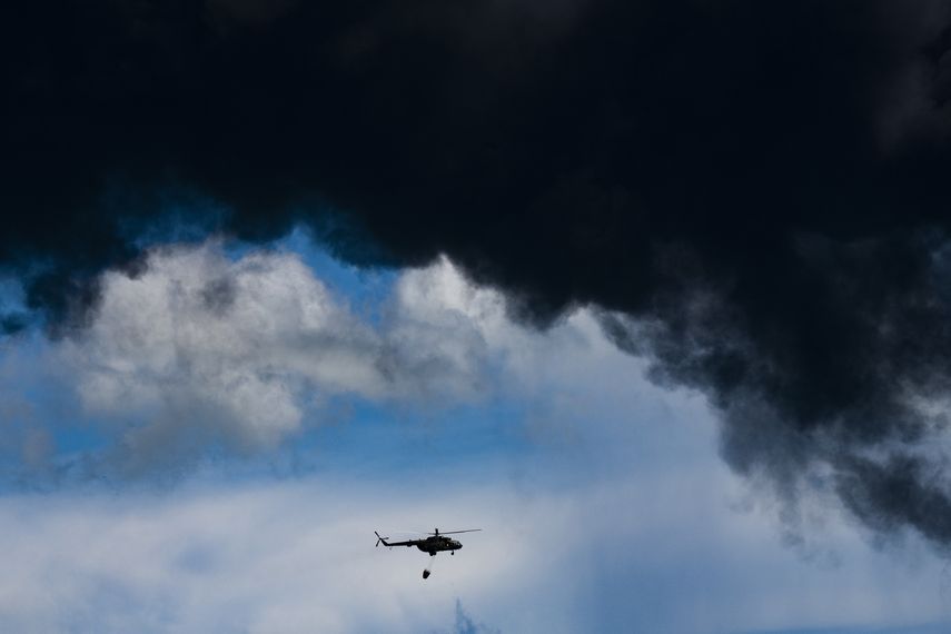 Más de 4 000 evacuados en las zonas cercanas al incendio en Matanzas