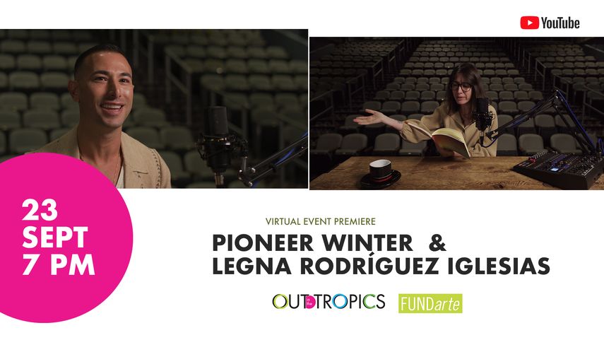 El coreógrafo y bailarín Pioneer Winter y la escritora Legna Rodríguez estarán presentes en la edición 2020 de Out in the Tropics en Miami.