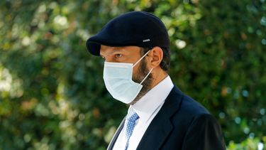 El exjefe de seguridad del fallecido presidente de Venezuela Hugo Chávez Adrián José Velásquez Figueroa a su salida de la Audiencia Nacional donde se ha opuesto a su extradición a Estados Unidos, en Madrid, España.