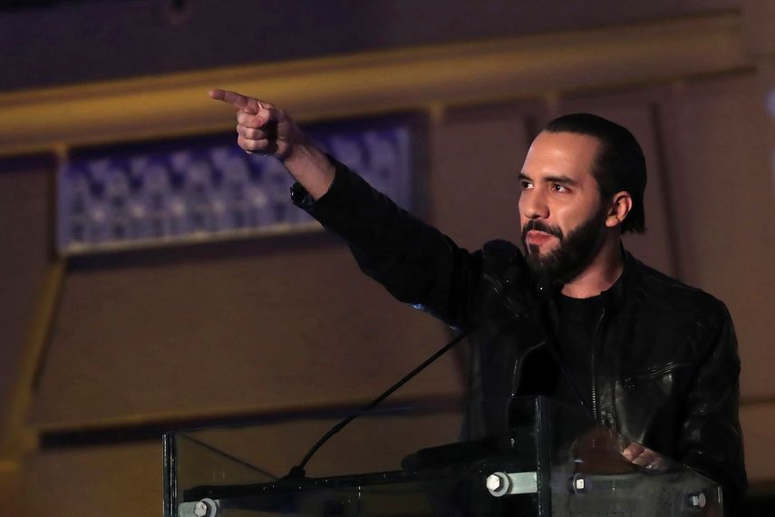 Nayib&nbsp;Bukele&nbsp;se proclamó ganador de las elecciones presidenciales de El Salvador, la noche del domingo 3 de febrero de 2019.