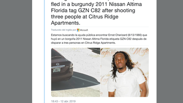 El departamento de Policía de&nbsp;Haines City&nbsp; publicó un par de fotografías con el aviso de búsqueda.&nbsp;