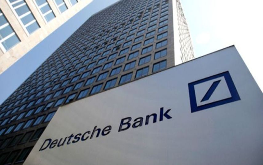Fachada del banco alemán Deutsche Bank. 
