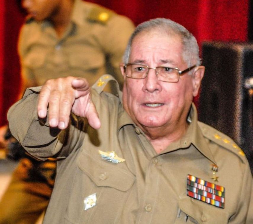 El ministro de Defensa de Cuba&nbsp;Álvaro López Miera.