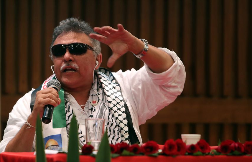Jesús Santrich, miembro de las FARC, es solicitado por la justicia de EEUU por delitos de narcotráfico.&nbsp; &nbsp; &nbsp;