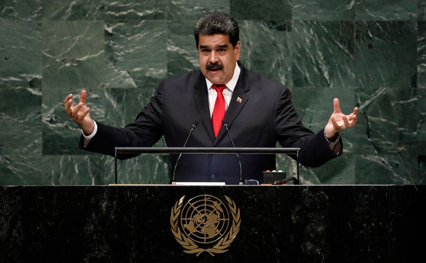 Nicolás Maduro en la Asamblea General de la ONU.