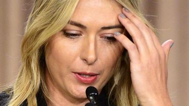 Sharapova admitió que dio positivo en la prueba antidopaje del Abierto de Australia. (ARCHIVO)