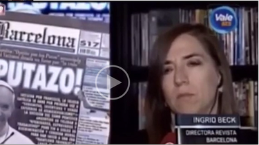 La revista Barcelona publicó recientemente una nueva portada muy polémica con el Papa y la palabra putazo