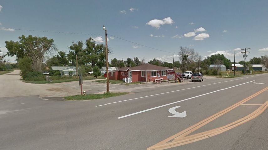 Vista de la zona donde se produjo el incidente en Simla, una pequeña localidad a 130 kilómetros al sureste de Denver, Colorado.