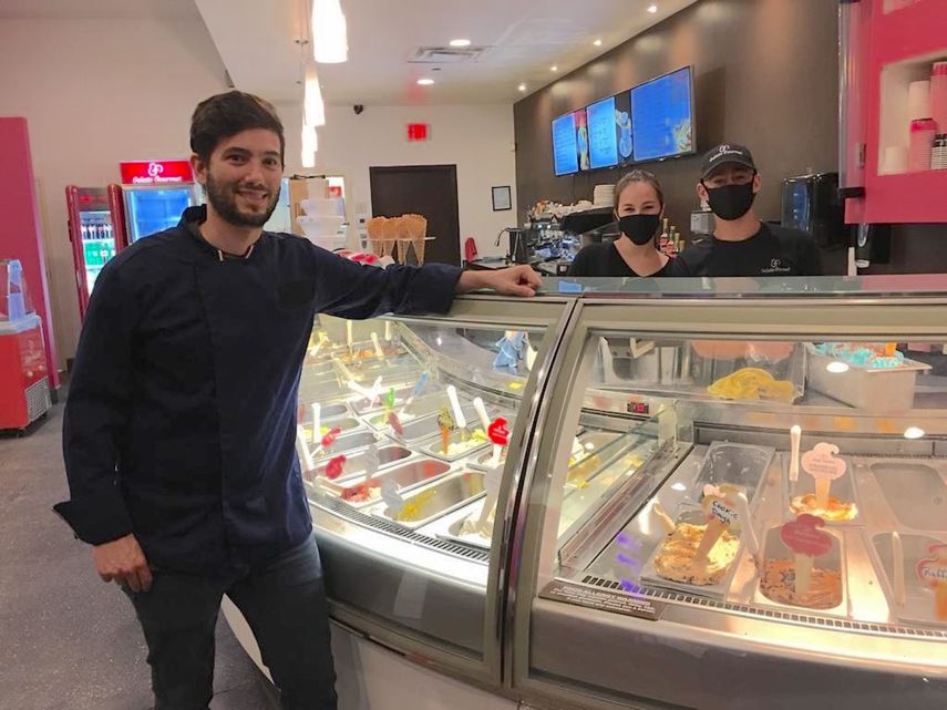 Ezequiel G&oacute;mez, chef gelatero de Gelato Gourmet.