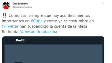 Mensaje publicado en las redes sociales.&nbsp;