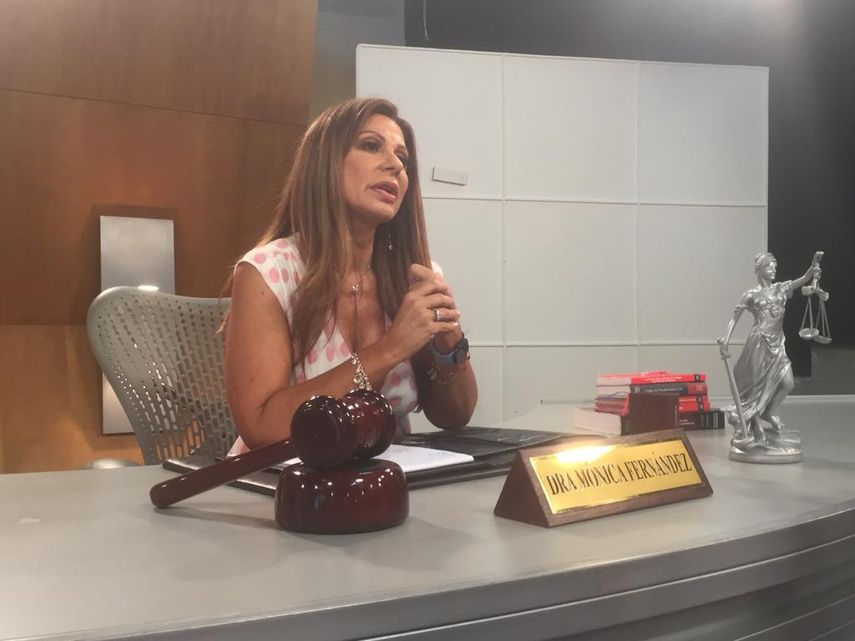 La abogada Mónica Fernández, conductora del programa de Televen, Se ha dicho.&nbsp;
