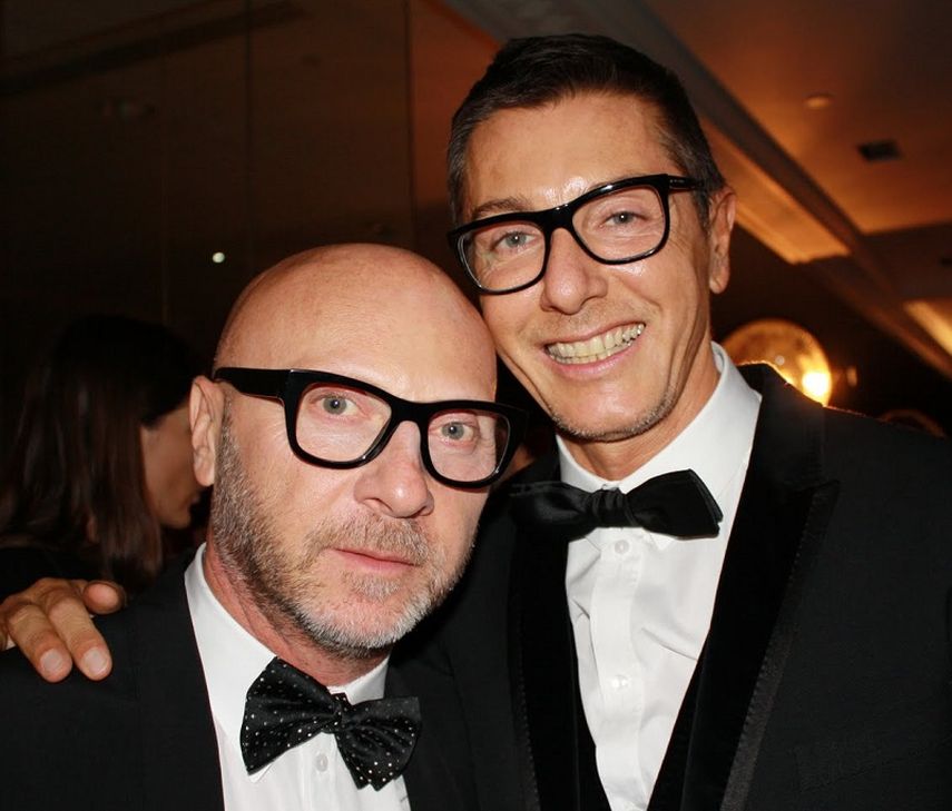 El dúo de diseñadores italianos Domenico Dolce y Stefano Gabbana. (CORTESÍA). 