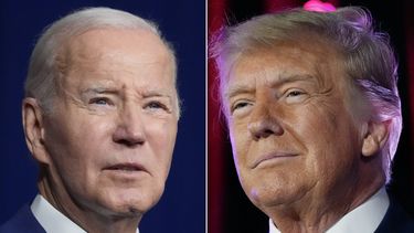 El presidente Joe Biden y el exmandatario Donald J. Trump.