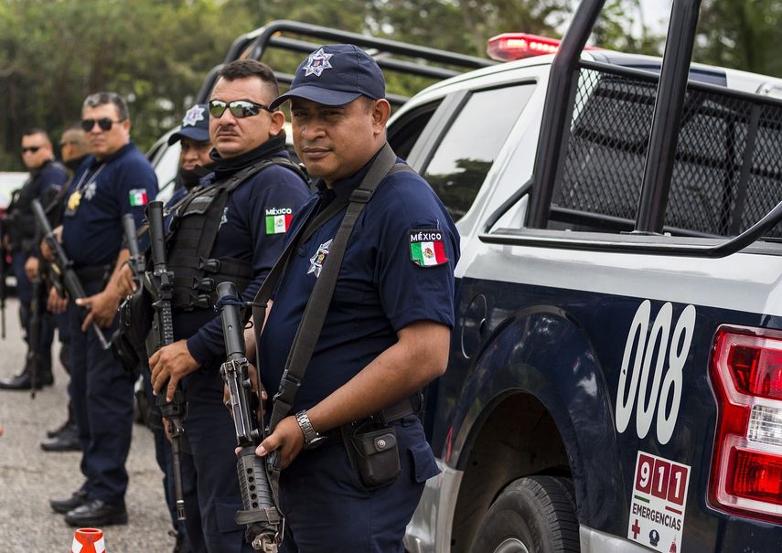 Imagen referencial, policías de México.&nbsp;