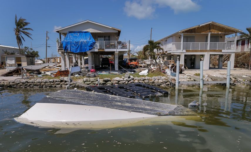 la Agencia Federal para el Manejo de Emergencias (FEMA) reportó que el 25% de los inmuebles fueron destruidos y al menos 65% dañado.