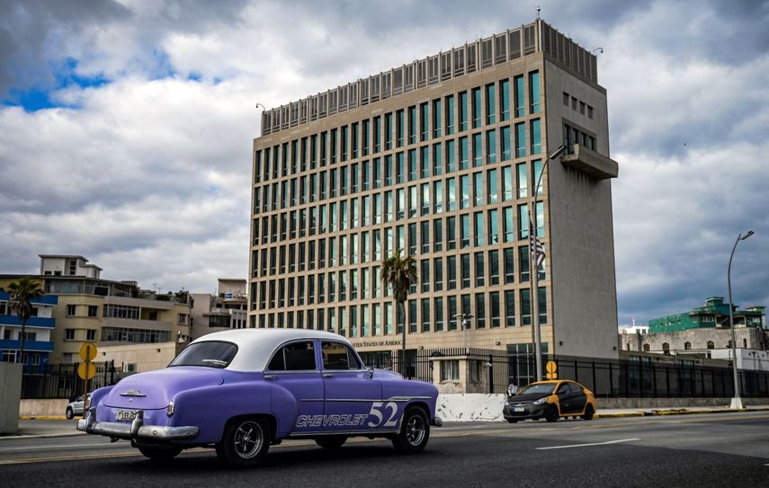 Embajada de Estados Unidos (EEUU) en La Habana, Cuba.