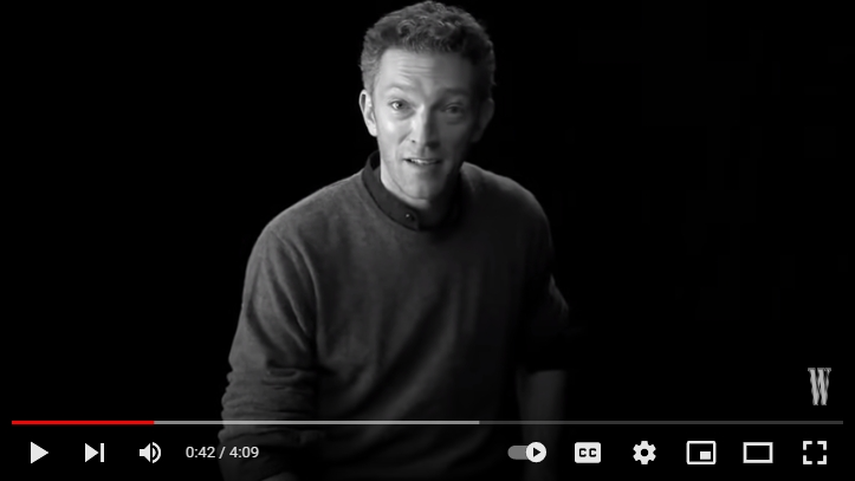 El actor Vincent Cassel.