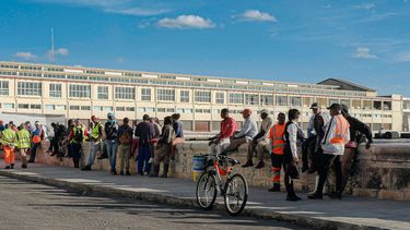 Los trabajadores en La Habana el 4 de diciembre de 2024.&nbsp;