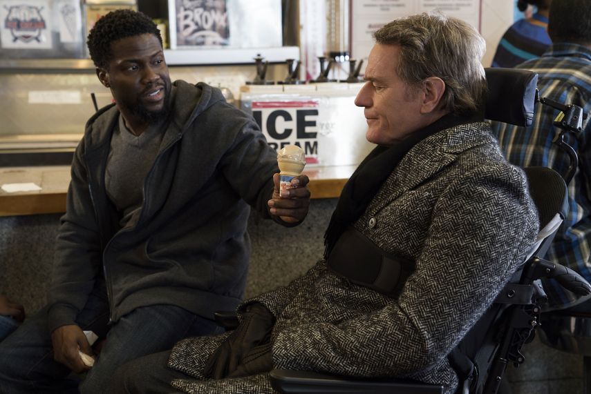 The Upside, de Neil Burger, examina la relación de amistad entre un multimillonario parapléjico y su cuidador.