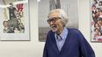 El cineasta japonés Yoji Yamada, que tiene 90 películas en su haber, habla con The Associated Press en una oficina de Shochiku en Tokio, el miércoles 4 de octubre de 2023.&nbsp;