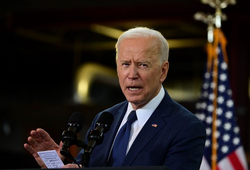 El presidente Joe Biden durante la propuesta del alza de impuestos.