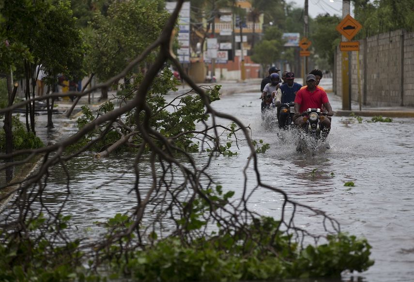 Estragos del huracán María en República Dominicana.
