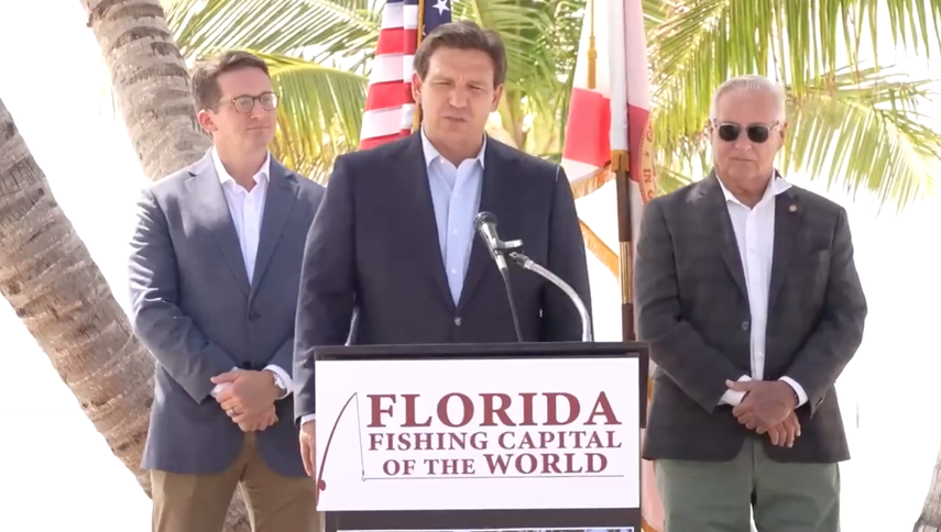 Ron DeSantis, gobernador de Florida.&nbsp;