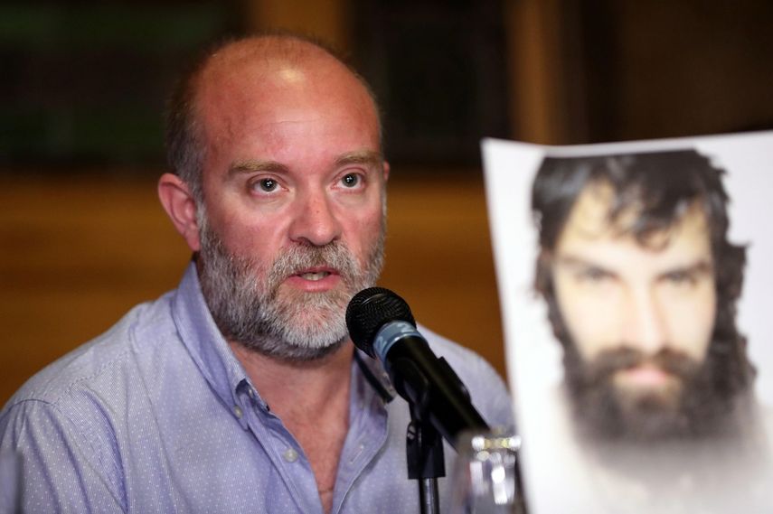 Sergio&nbsp;Maldonado, hermano del joven argentino Saniago Maldonado, cuyo cadáver fue identificado tras 77 día de búsqueda.&nbsp;