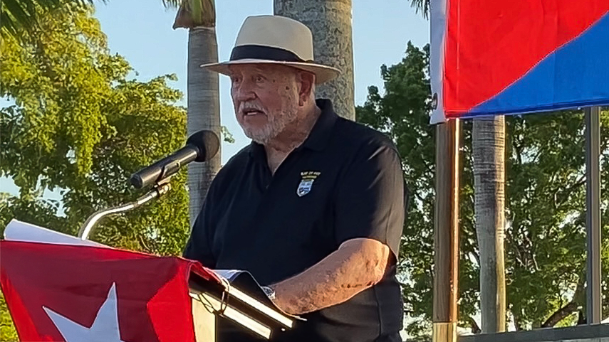 Rafael Montalvo, presidente de la Brigada 2506.