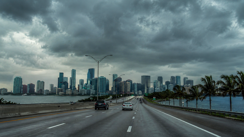 Lluvias y tormentas amenazan el sur de la Florida.