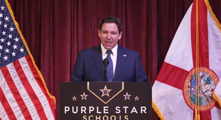 Ron DeSantis gobernador de Florida&nbsp;