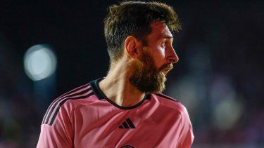 El argentino Lionel Messi, del Inter Miami, durante un juego ante el Atlanta United, el 9 de noviembre de 2024.
