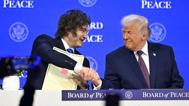 Javier Milei es un fuerte admirador de Donald Trump.&nbsp; (AFP)