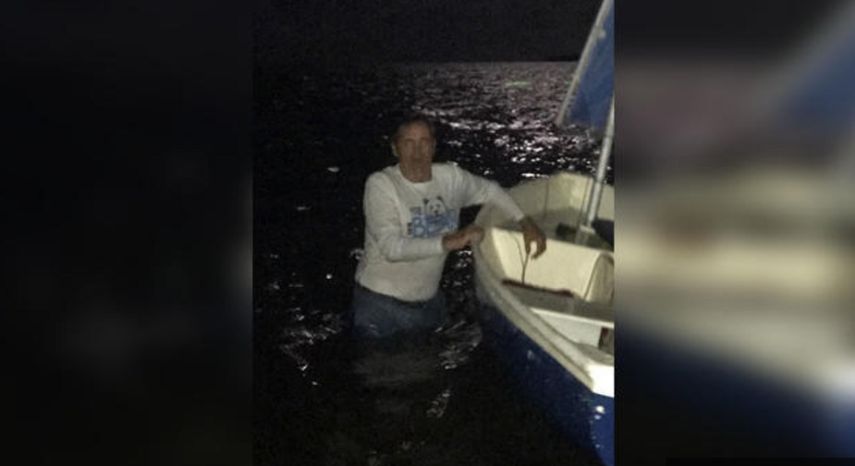 Robert Vonnegut&nbsp;fue encontrado&nbsp;al norte de Islamorada&nbsp;este lunes por la mañana sin que se reportara herido.