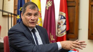 El expresidente de Ecuador, Rafael&nbsp;Correa.&nbsp;