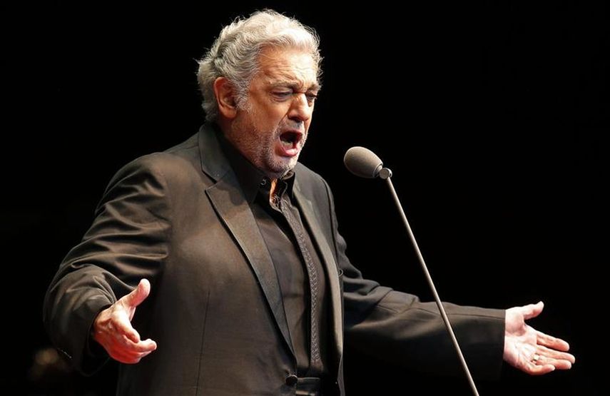 El tenor español Plácido Domingo.