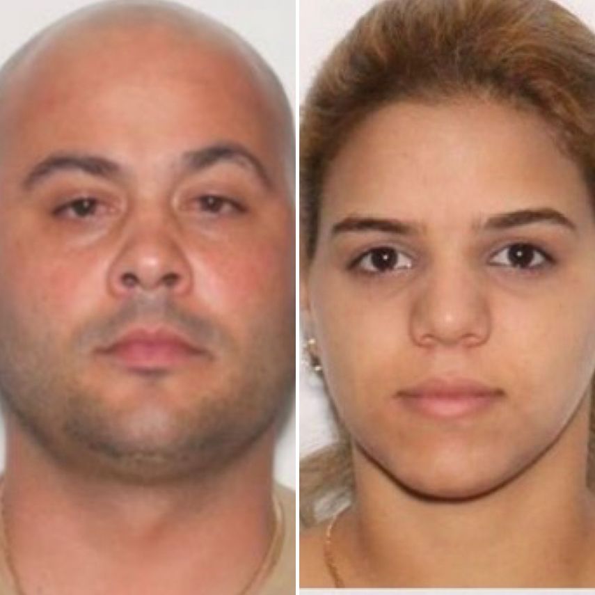 Alfredo Carballo González y Ariely Álvarez Cabrera, presuntos responsable del asesinato buscados por el sheriff de Miami-Dade.