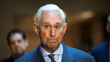 Fotografía de archivo del 26 de septiembre de 2017 de&nbsp;Roger&nbsp;Stone, excolaborador del presidente Donald Trump.