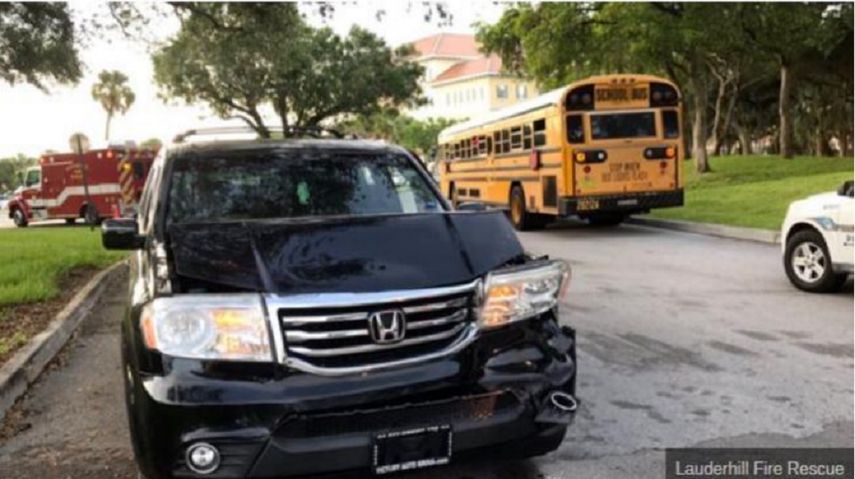 Los rescatistas respondieron de inmediato en la escena en Lauderhill.