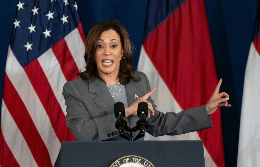La vicepresidenta de Estados Unidos Kamala Harris