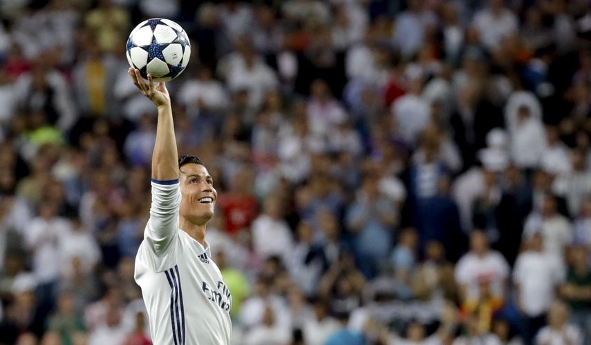 Cristiano se convirtió en el primer jugador en anotar 100 goles en la Liga de Campeones.&nbsp;