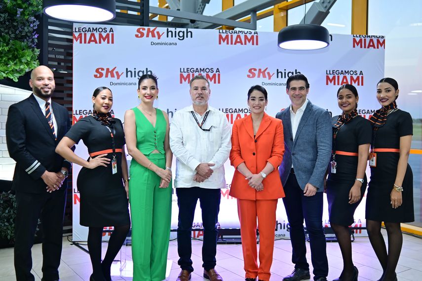 Sky High Dominicana anuncia el inicio de vuelos a Miami.