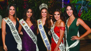 &nbsp;Jacqueline García, Sabrina Ramos, Daniela Albrecht, Melissa Fernández y Roxy Ruiz.