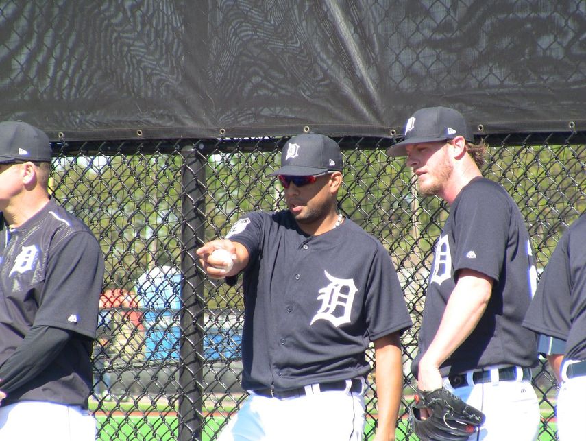 El lanzador venezolano se reportó con un par de días de retraso a los entrenamientos.