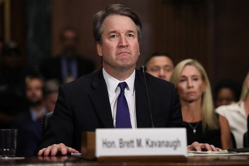 Brett Kavanaugh, el nominado por el presidente Donald Trump para el Tribunal Supremo, testifica ante la audiencia del Comité Judicial del Senado el jueves 27 de septiembre de 2018.